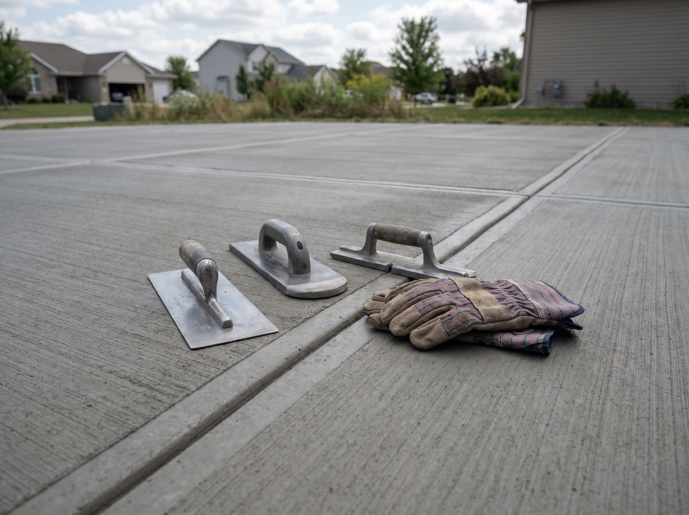 CBUS Concrete driveway project