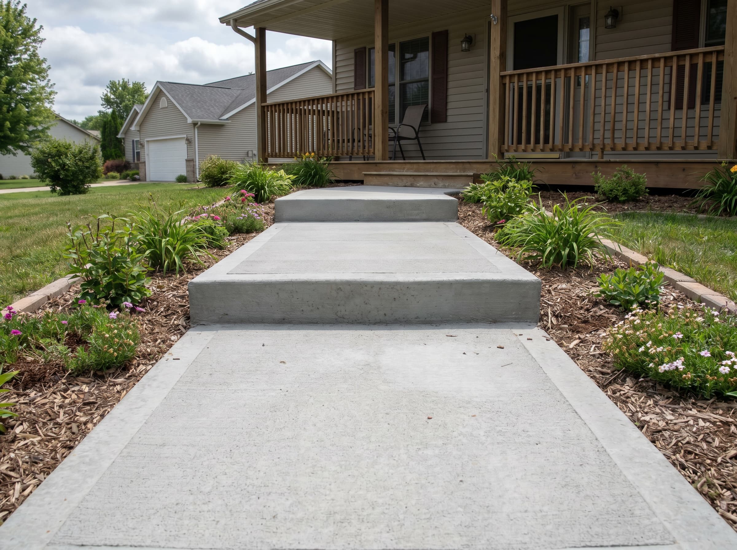 Concrete Walkways project example